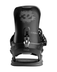 Thirtytwo Basin Public Fase Snowboard Bindings, Black/Gray (3)