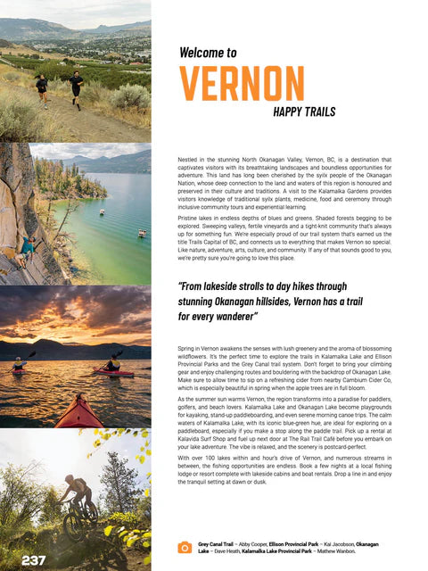 Thompson Okanagan BC Mapbook 7th Edition