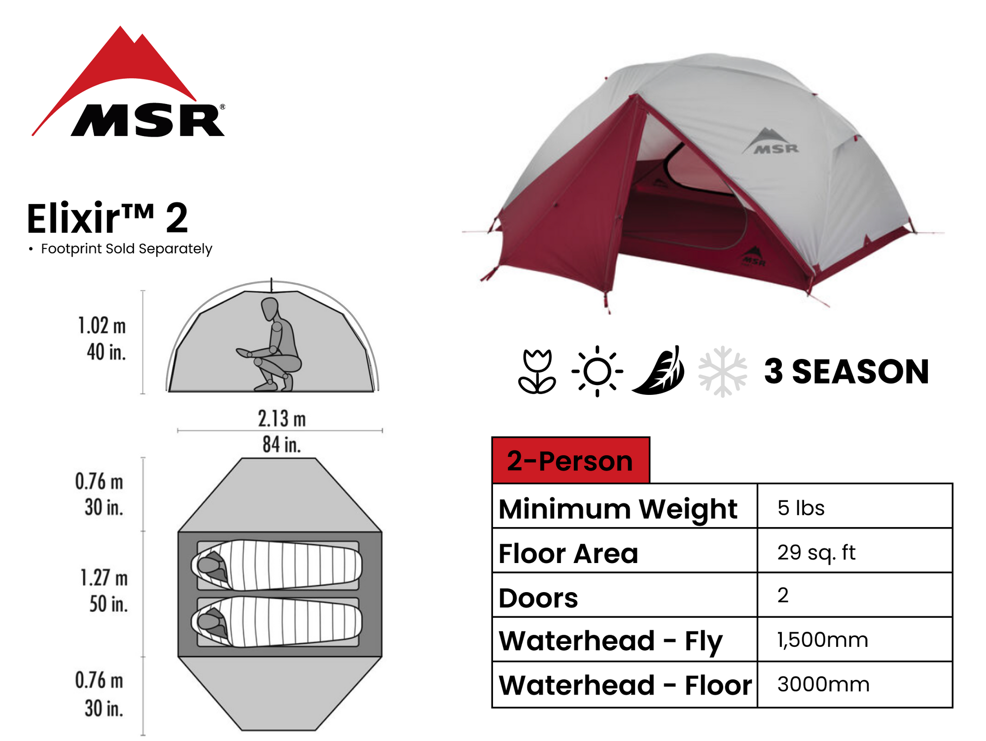 elixir tent Rental | MSR Elixir Tent