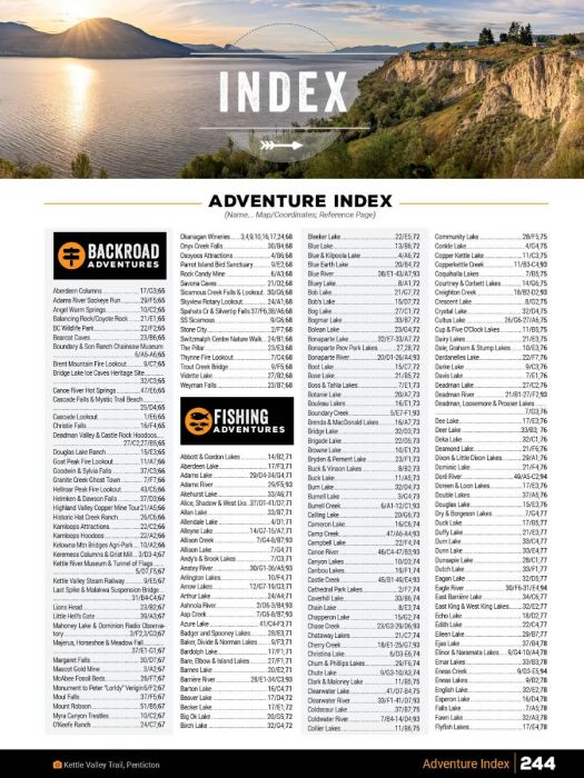 Thompson Okanagan BC Mapbook