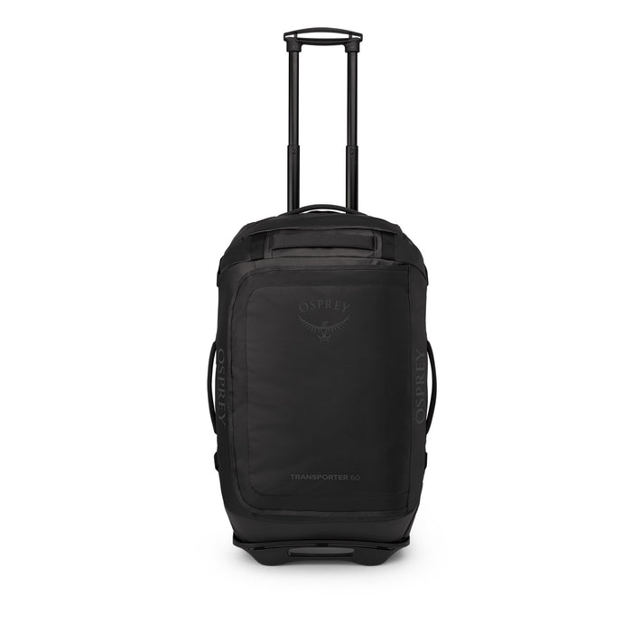Osprey Transporter Wheeled Duffel 60, Raven Black (front)