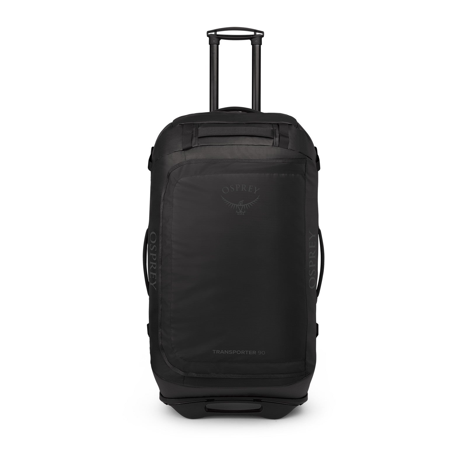 Osprey Transporter Wheeled Duffel 90, Raven Black (front)