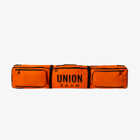 Union wheeled travel snowboard bag in orange