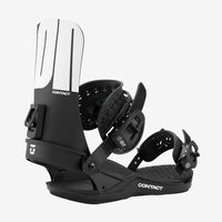 Union Contact snowboard binding in black