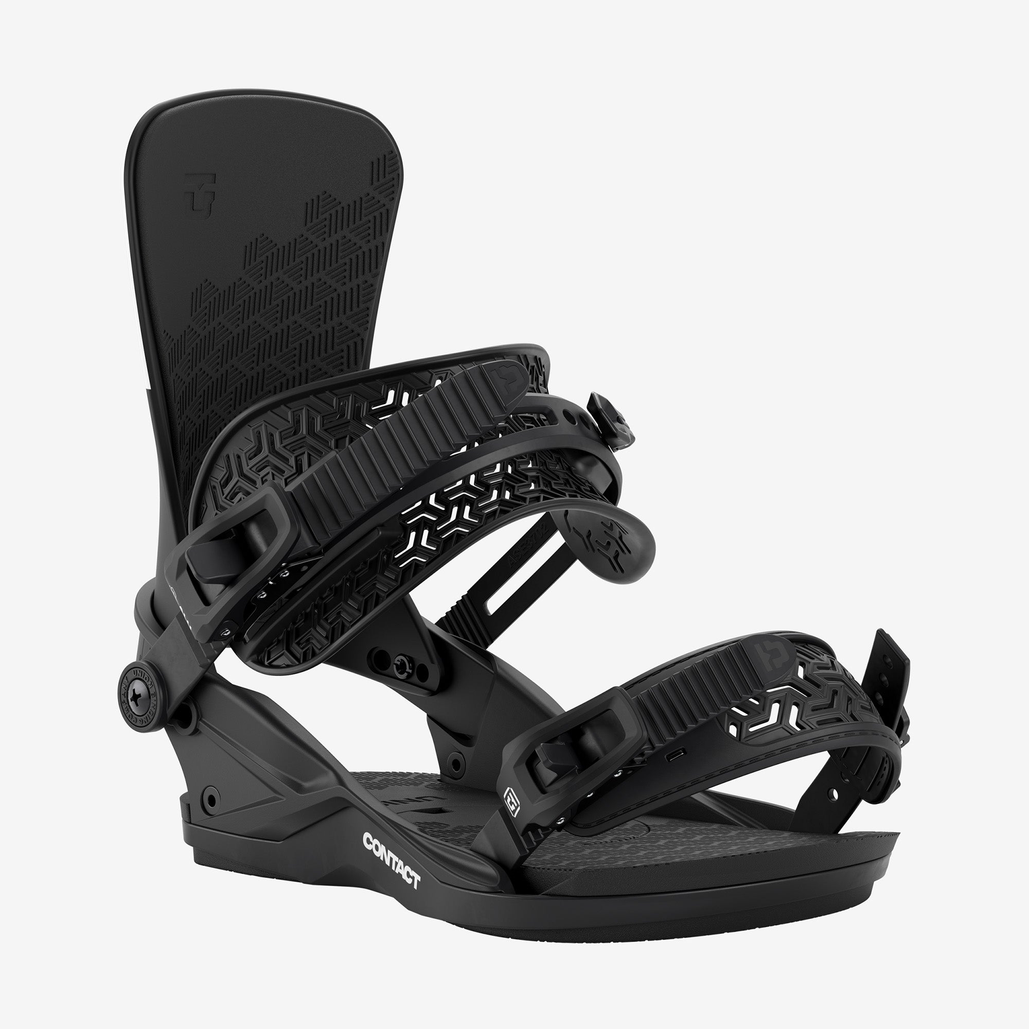 Union Contact snowboard binding front view