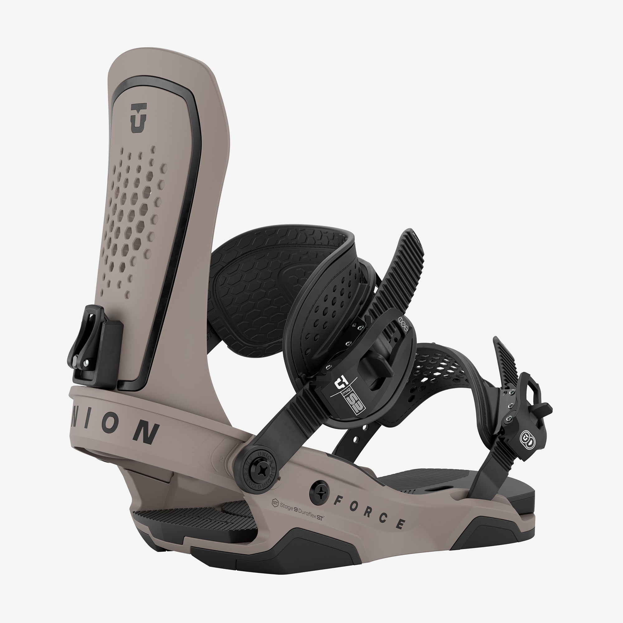 Union Force snowboard binding in brown