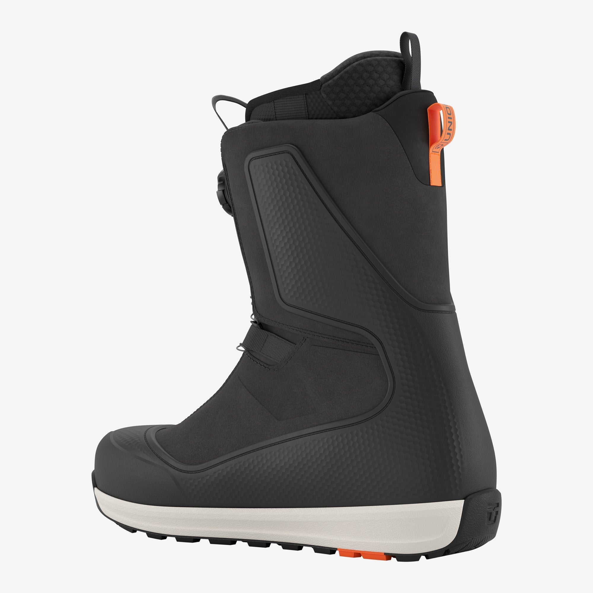 Union Reset snowboard boot rear three-quarter view