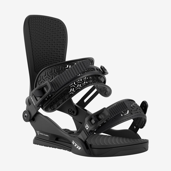 Union STR snowboard binding front view