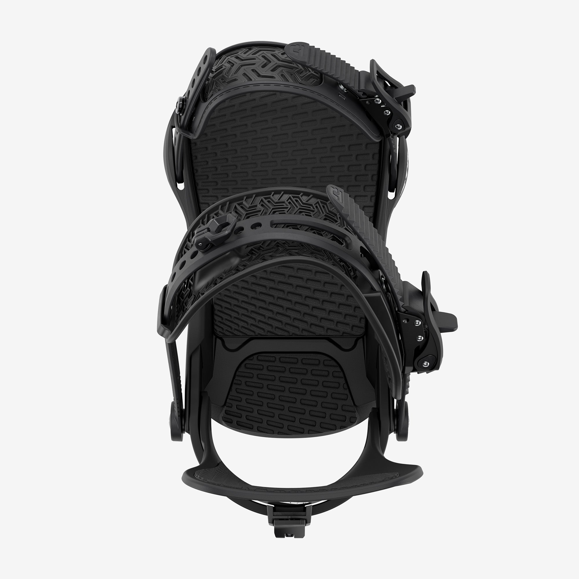 Union STR snowboard binding top view