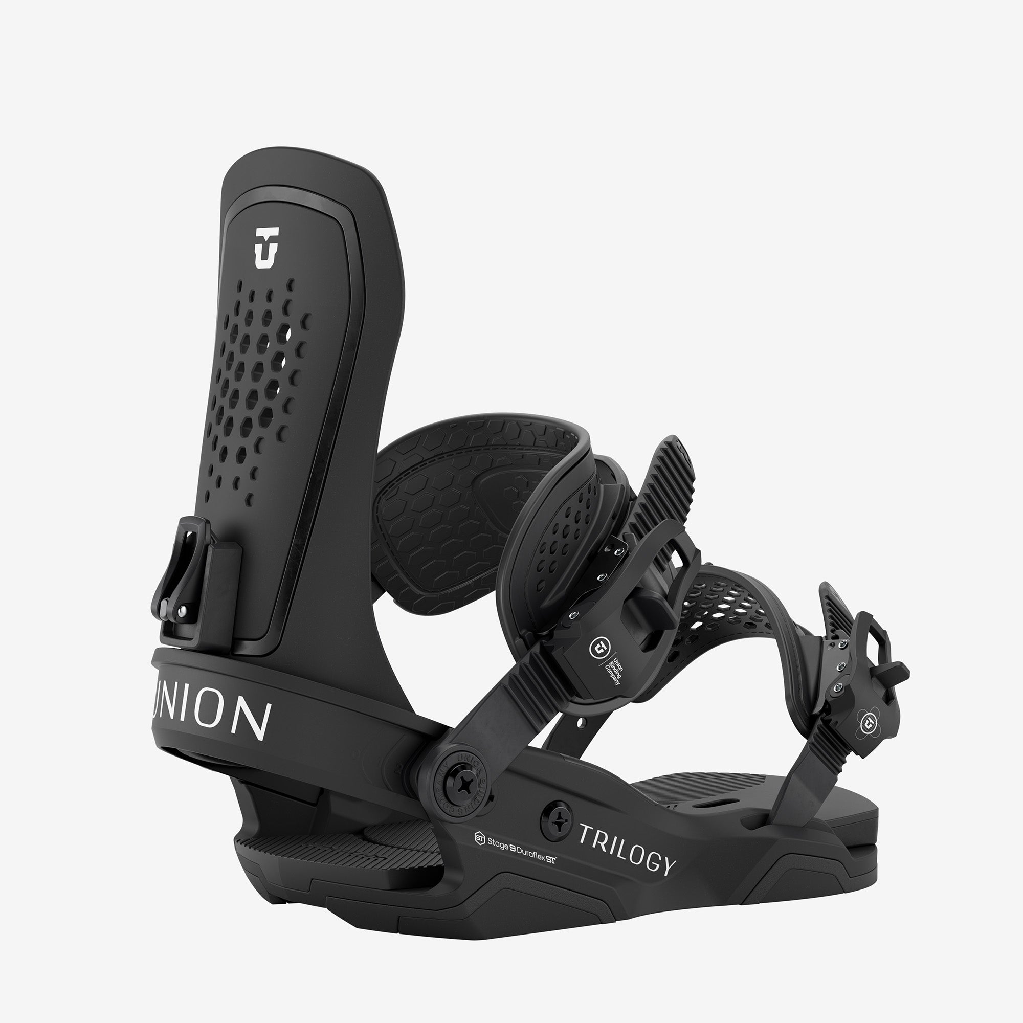 Union Trilogy snowboard binding in black