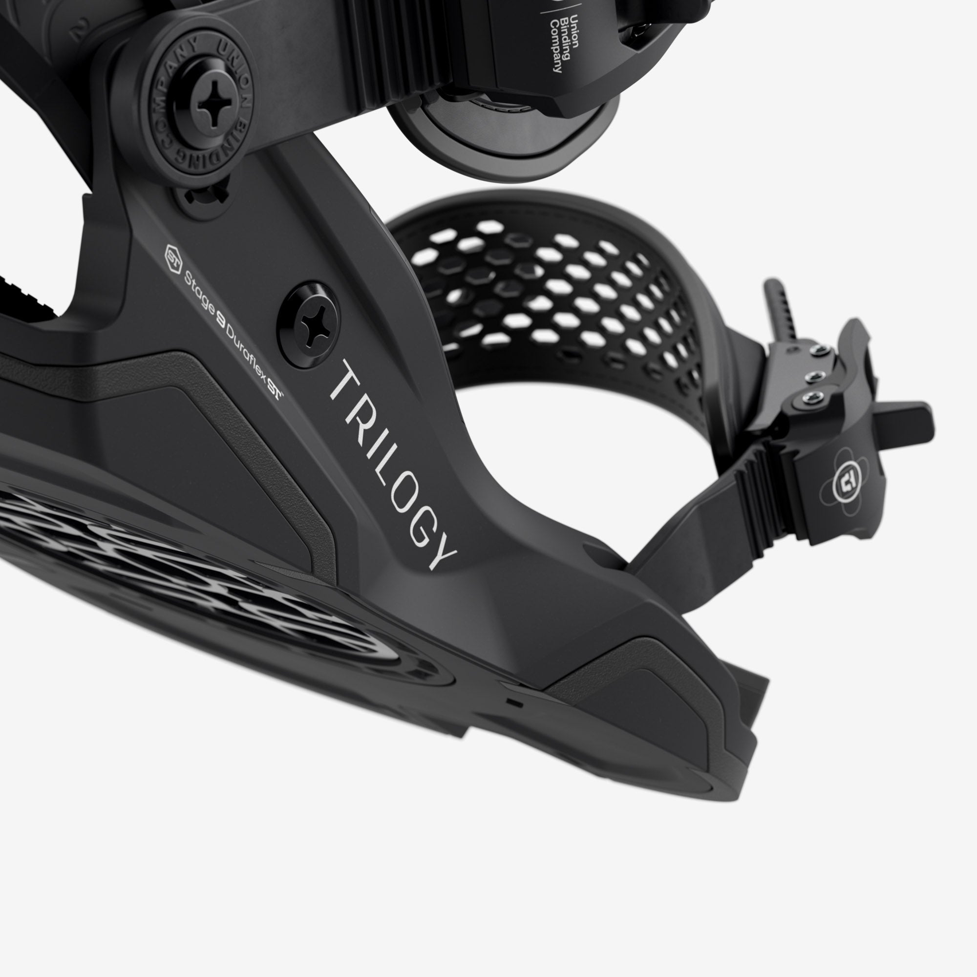 Union Trilogy S9 Duraflex ST baseplate detail