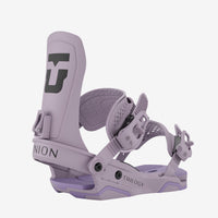 Union Trilogy snowboard binding in violet