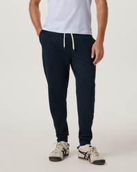 Vuori Sunday Performance Jogger 28" - Ink Heather, front