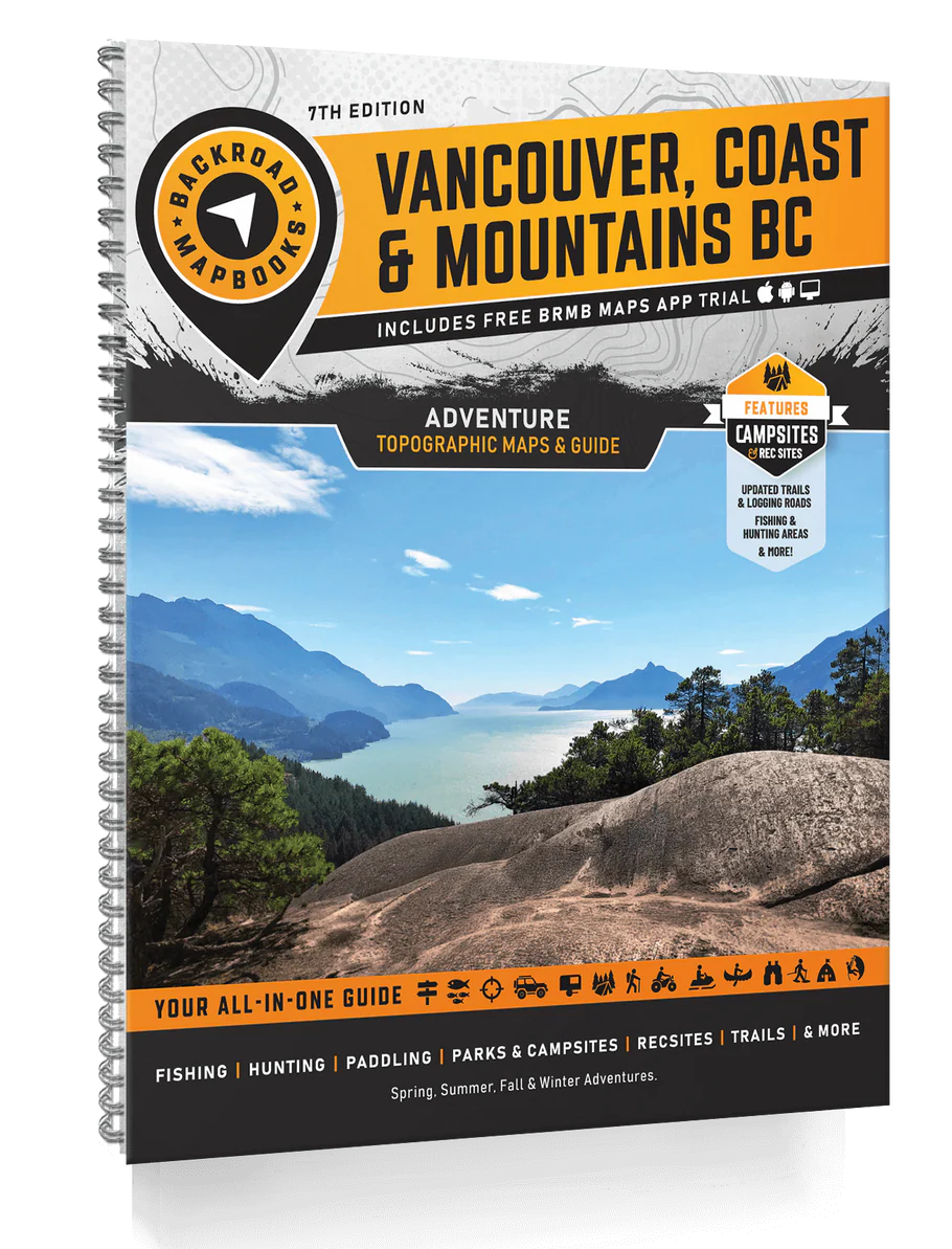 Vancouver, Coast & Mountains BC Backroad Mapbook 7th Edition