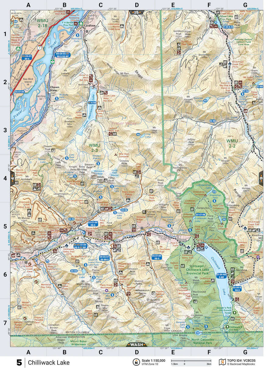 Vancouver, Coast & Mountains BC Backroad Mapbook 7th Edition