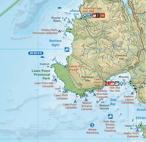 Vancouver Island North BC - Recreation Map 3rd Edition