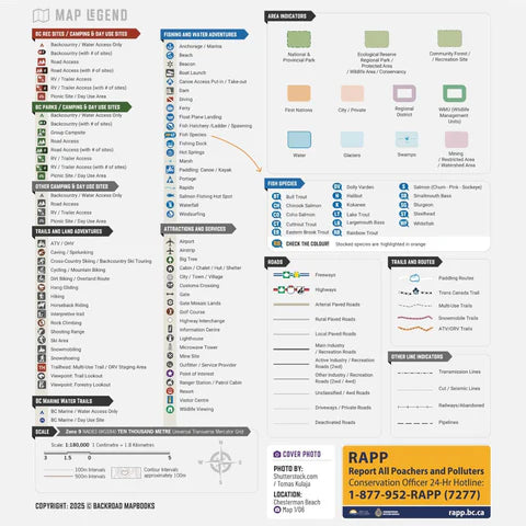 Vancouver Island South BC - Recreation Map 3rd Edition