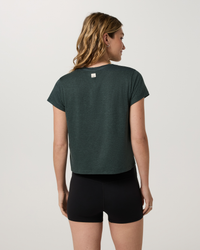 Vuori Energy Classic Tee - Hemlock Heather, back