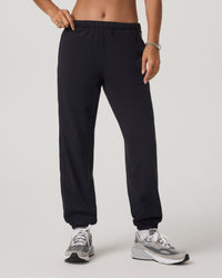 Vuori Halo Modern Sweatpant in Solid Black, front
