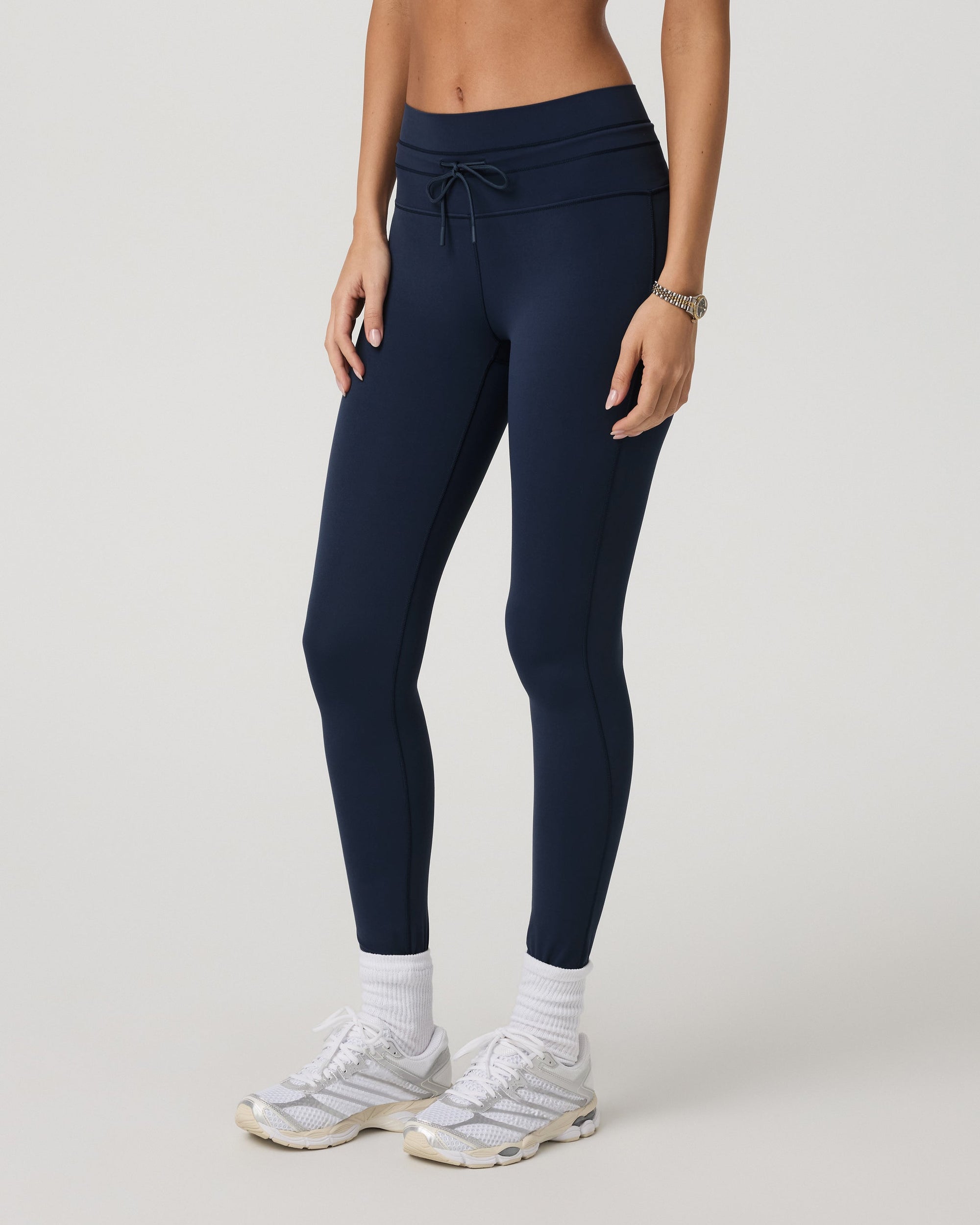 Vuori Daily Form Legging in Blue Coast, side