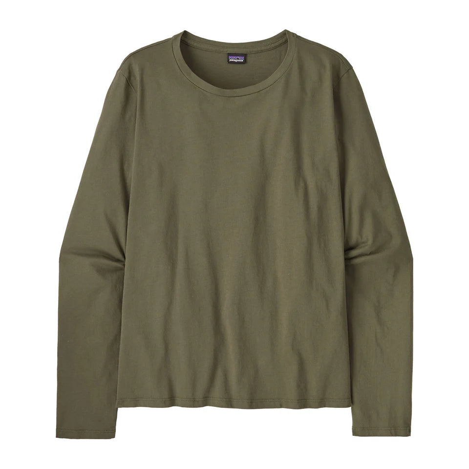Women's Long-Sleeved Regenerative Organic Certified® Cotton Tee