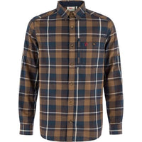 Fjällräven Men's Fjällglim Regular Shirt, Wood Brown/Black Oak