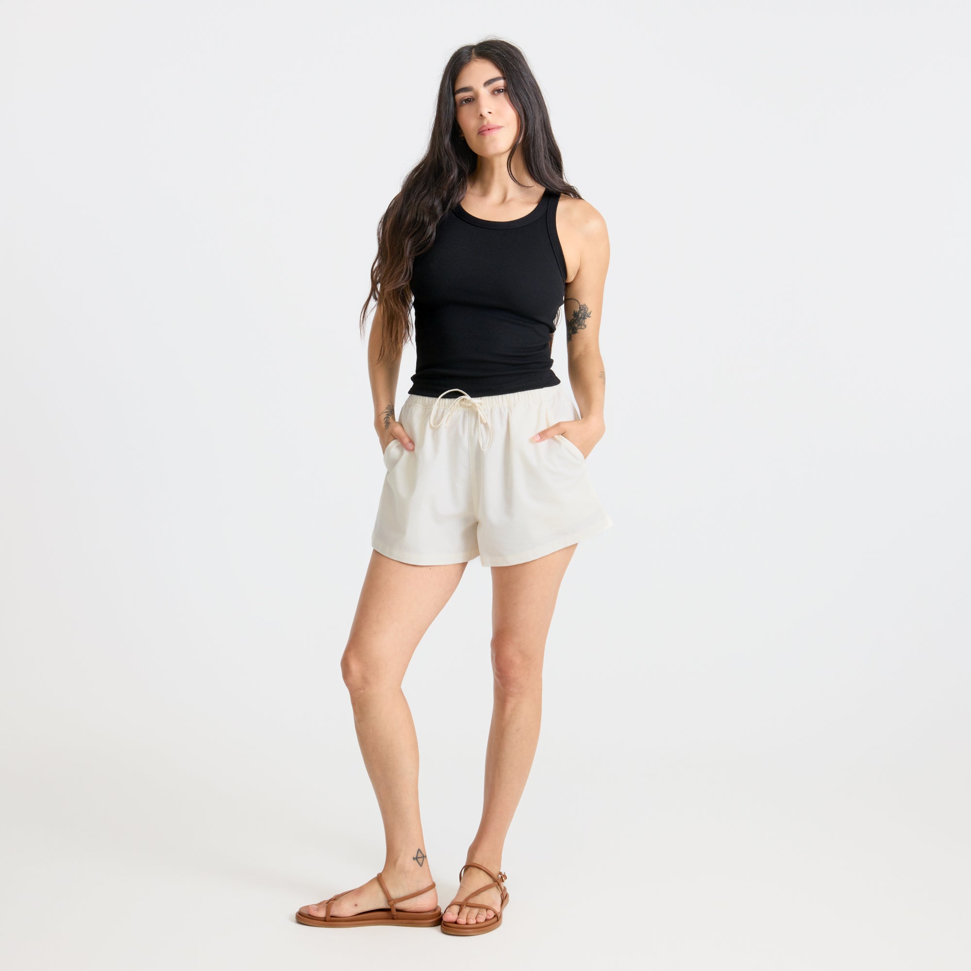 Women’s Wind Worn Tank Top - Black