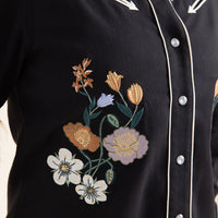 Roark Women's Ranger Long Sleeve Button Up Shirt - Black