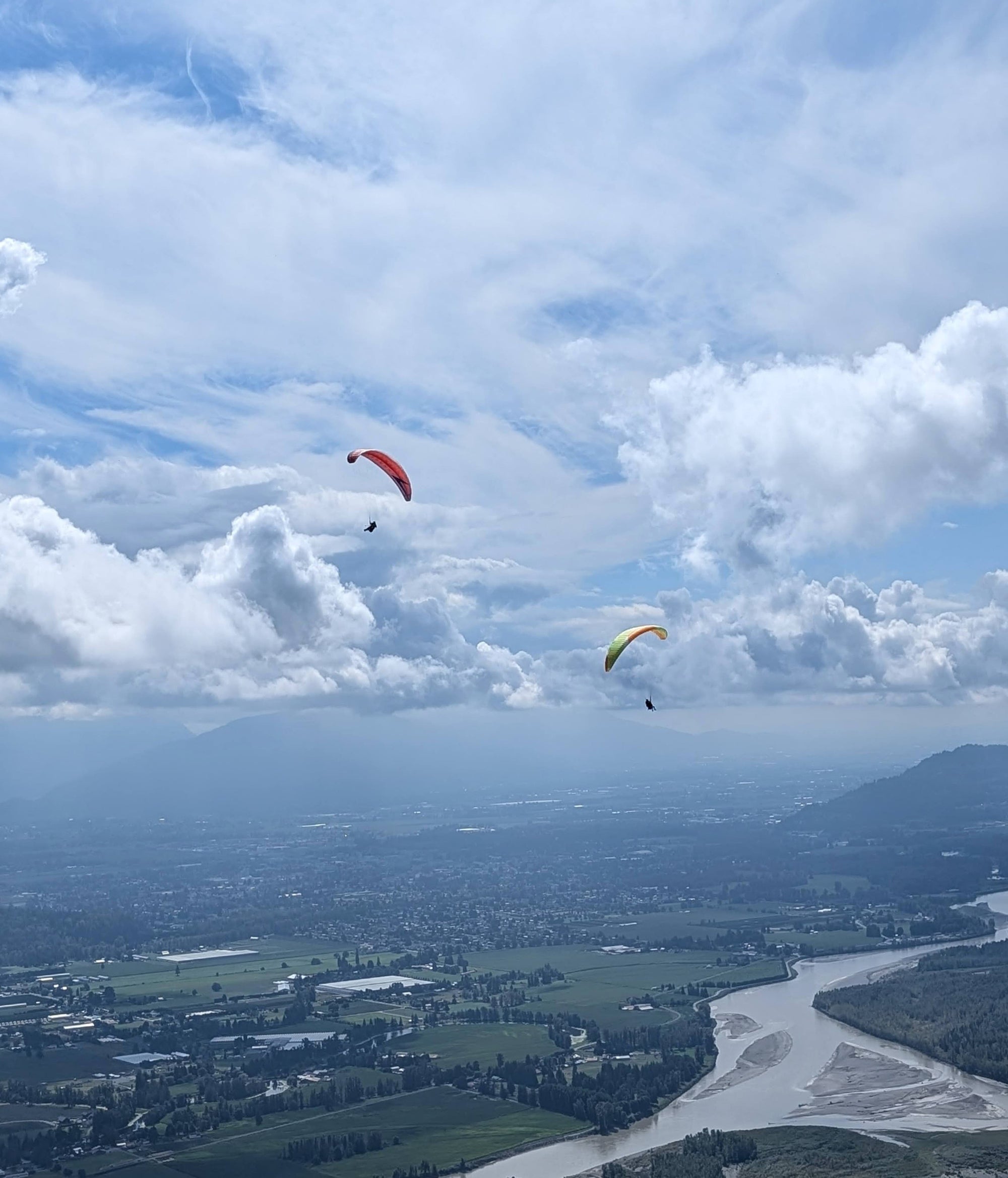 Tandem Paragliding Flight