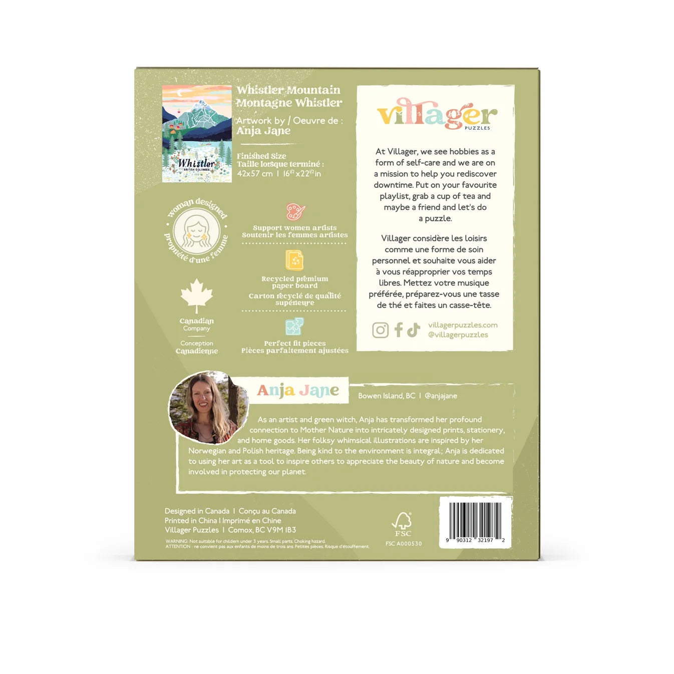 Whistler Mountain 500-Piece Puzzle for Adults