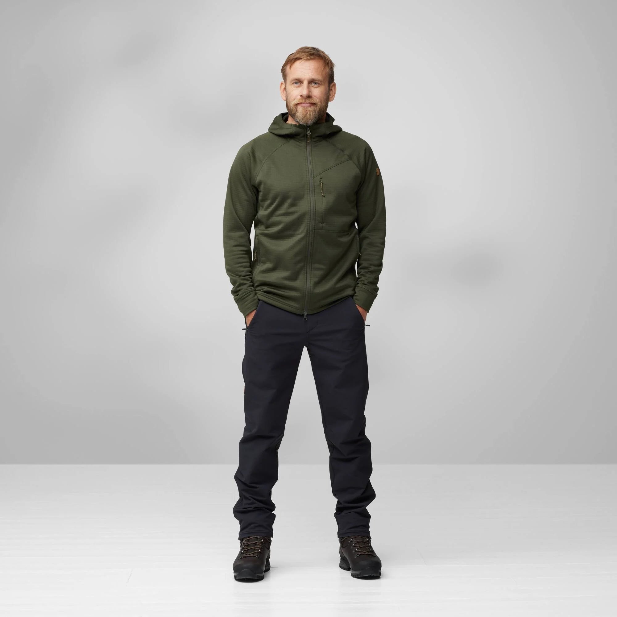 Men’s Abisko Grid Fleece Hoodie