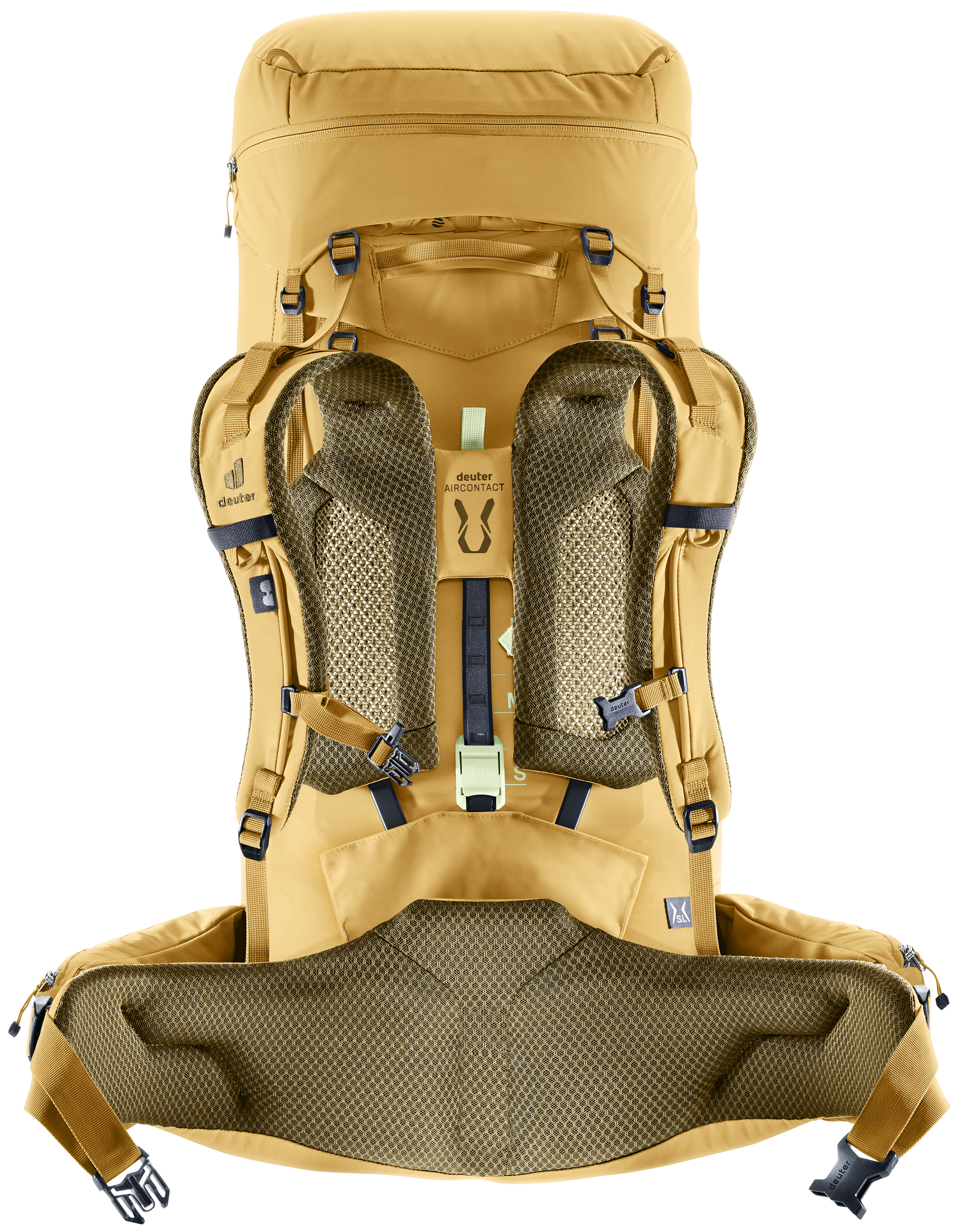 Deuter Aircontact Core 55+10 SL back system detail