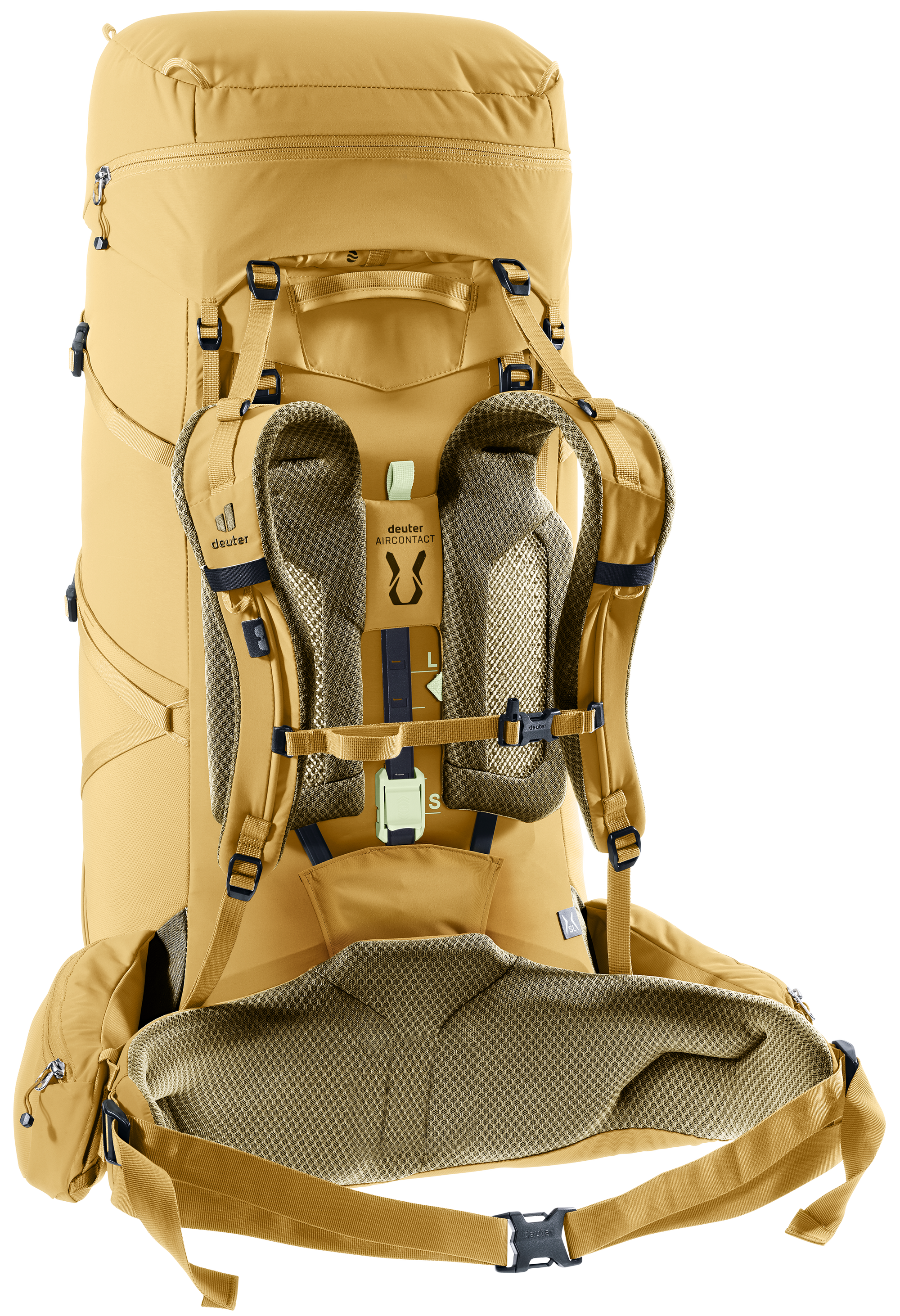 Deuter Aircontact Core 55+10 SL front pocket detail