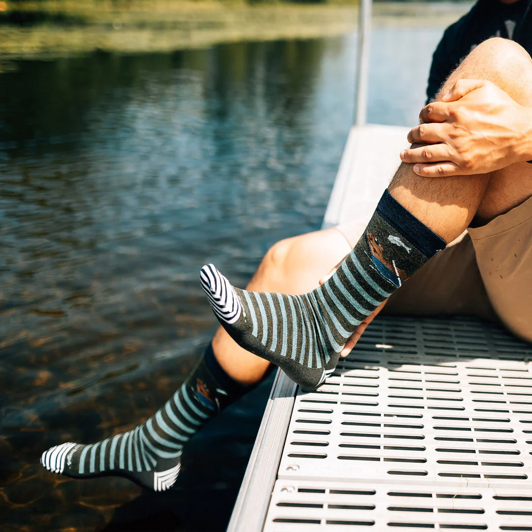 Men's Animal Haus Crew Lightweight Lifestyle Socks | 6066