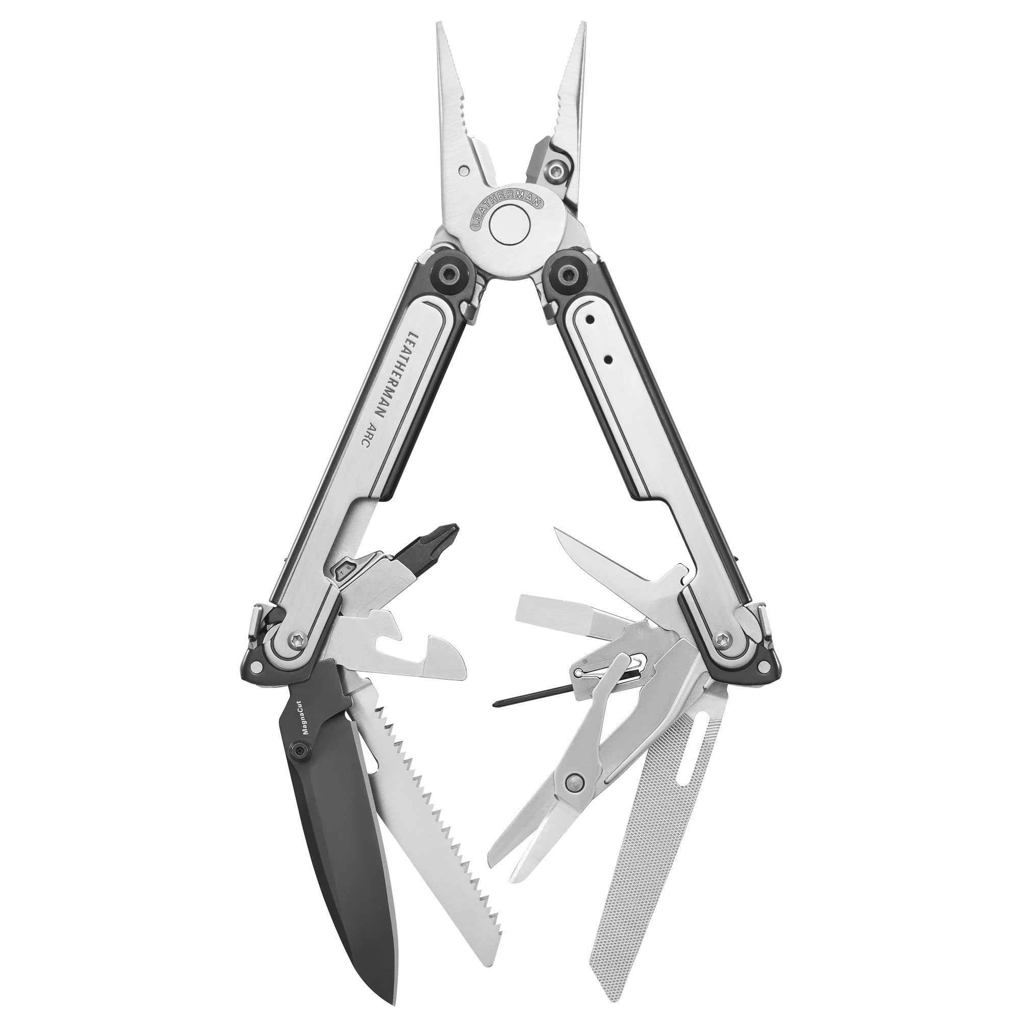 Leatherman ARC multi-tool, opened
