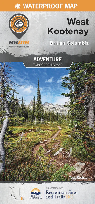 West Kootenay Waterproof Map 2nd Edition