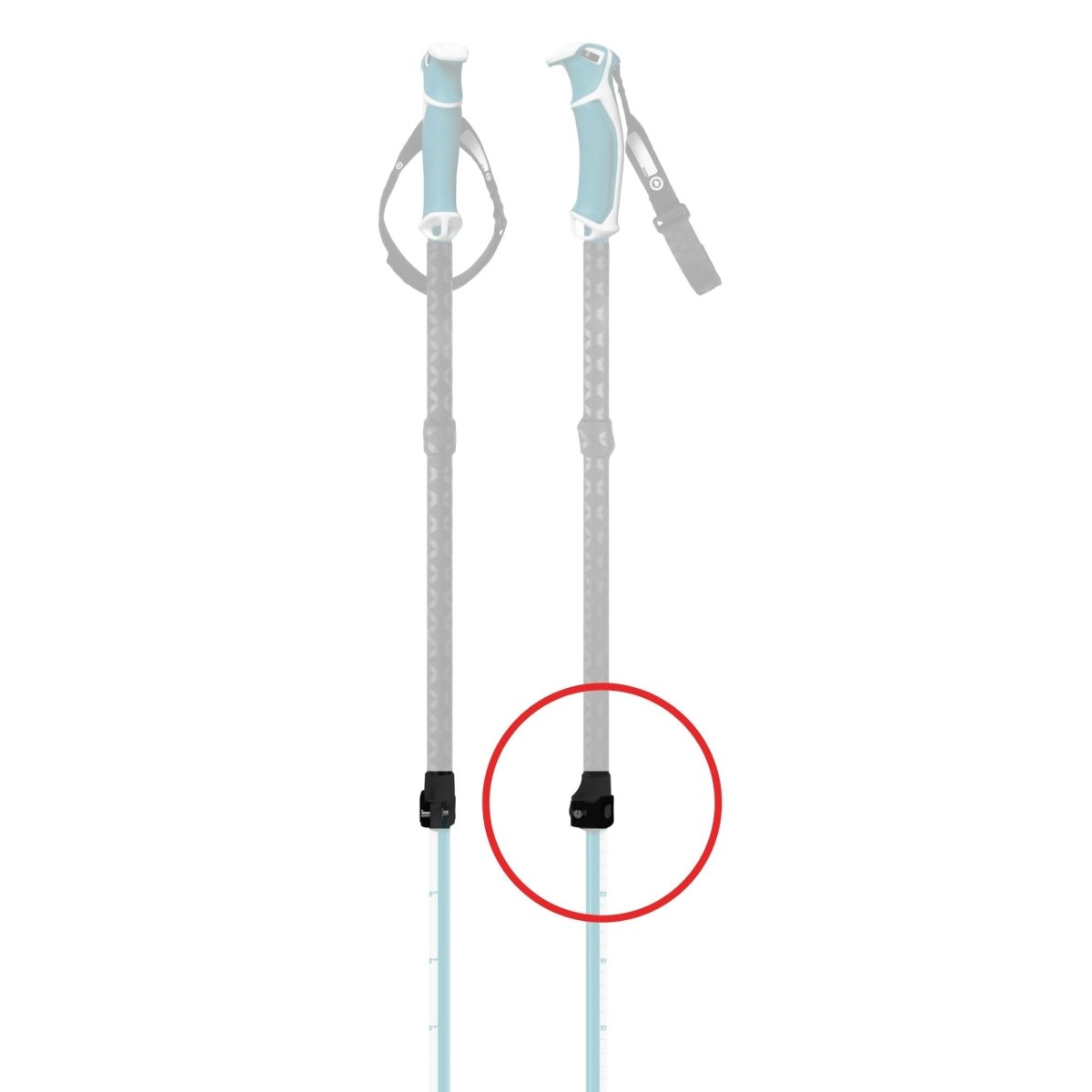G3 pole clamp and nut components