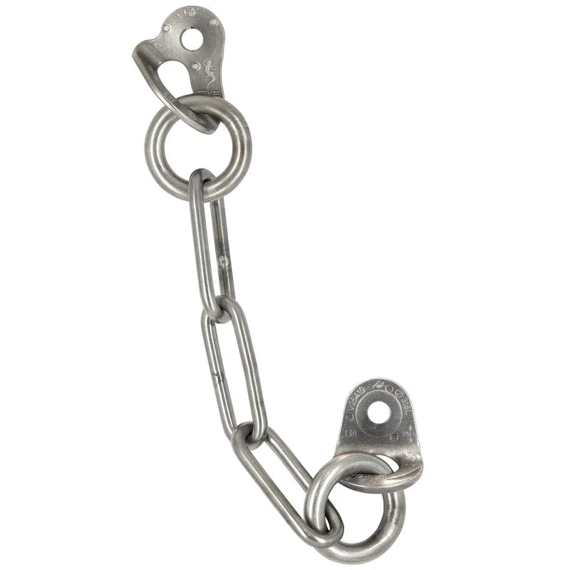 316 Stainless Steel Offset Belay/Rap Station 3/8"