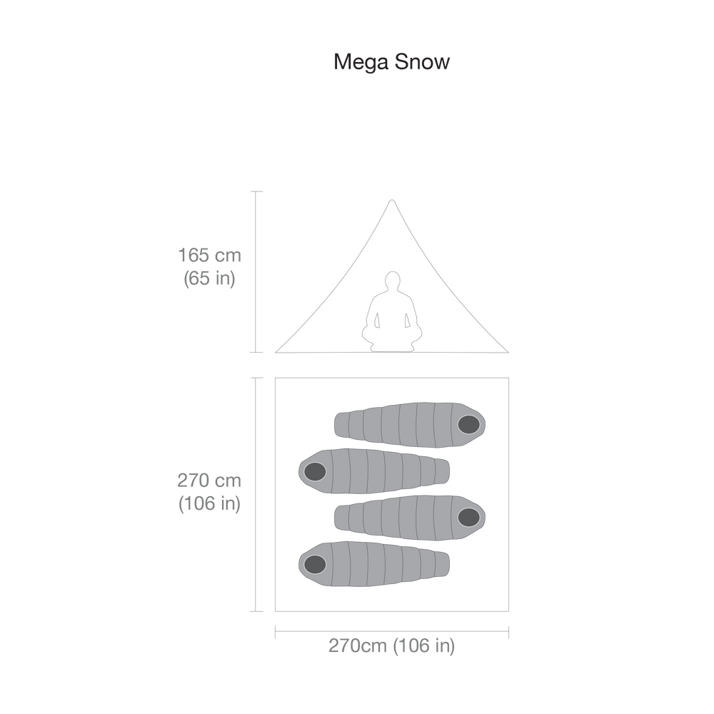 Mega Snow 4P Tent