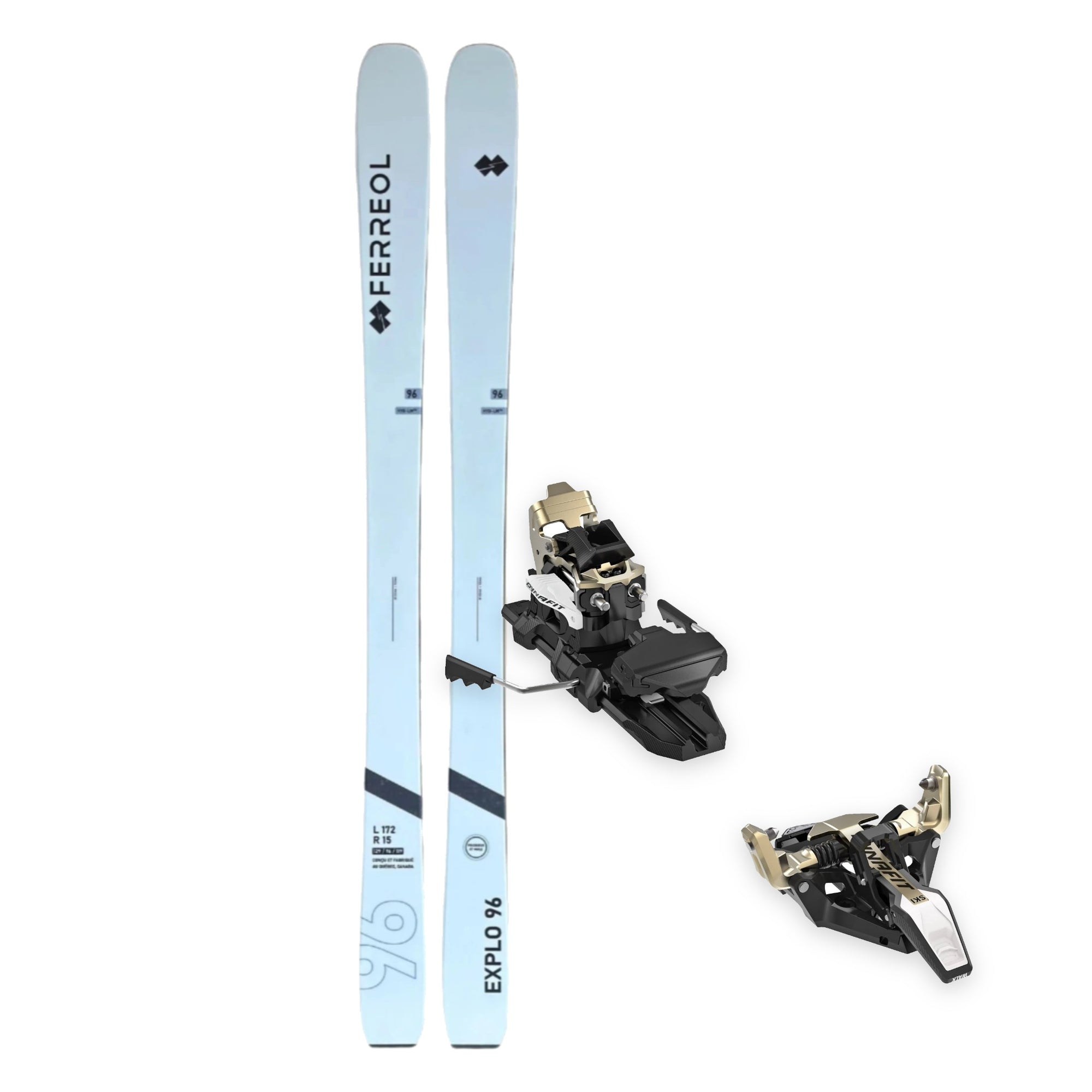 Ferreol Explo 96 + Dynafit Ridge package