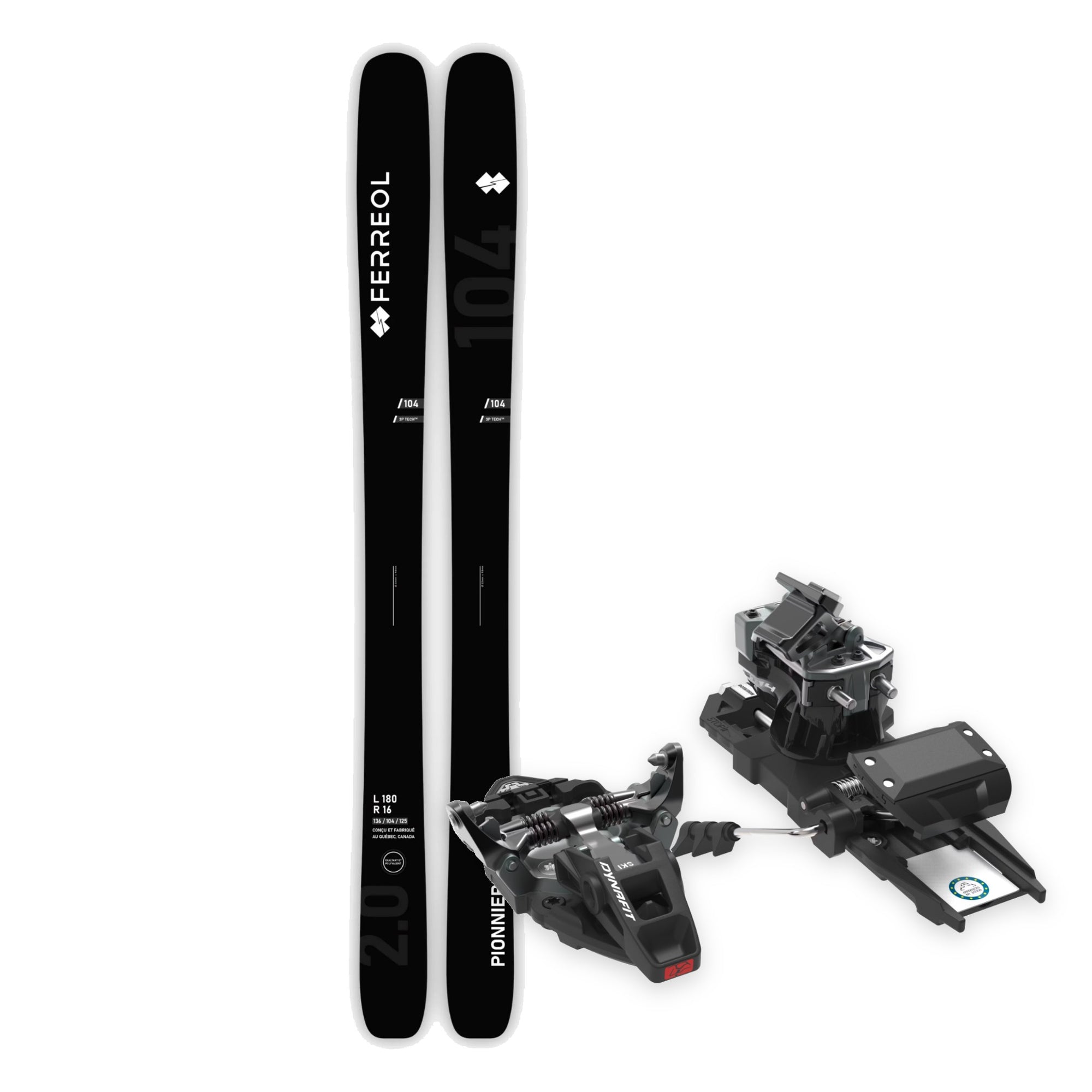 Ferreol Pionnier 104 2.0 + Dynafit ST Rotation 14 package