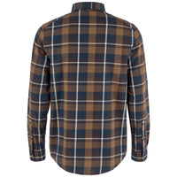 Fjällräven Men's Fjällglim Regular Shirt, Wood Brown/Black Oak — back