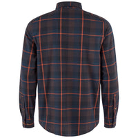 Fjällräven Men's Fjällglim Regular Shirt, Black Oak/Wood Brown — back