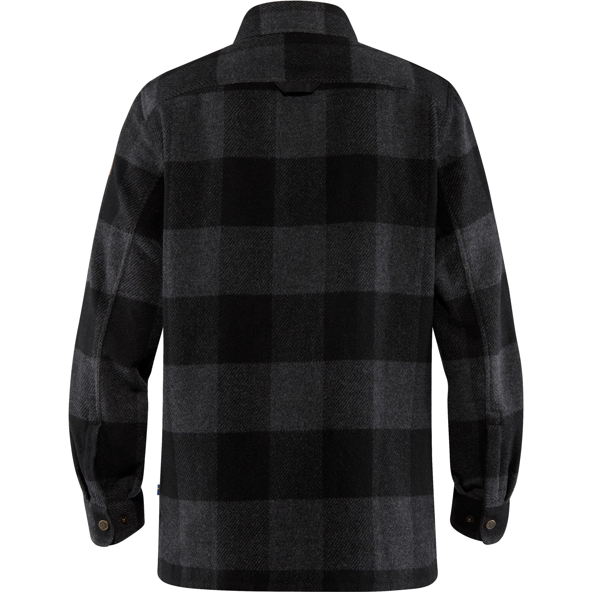 Fjällräven Men's Canada Shirt, Black/Dark Grey, detail