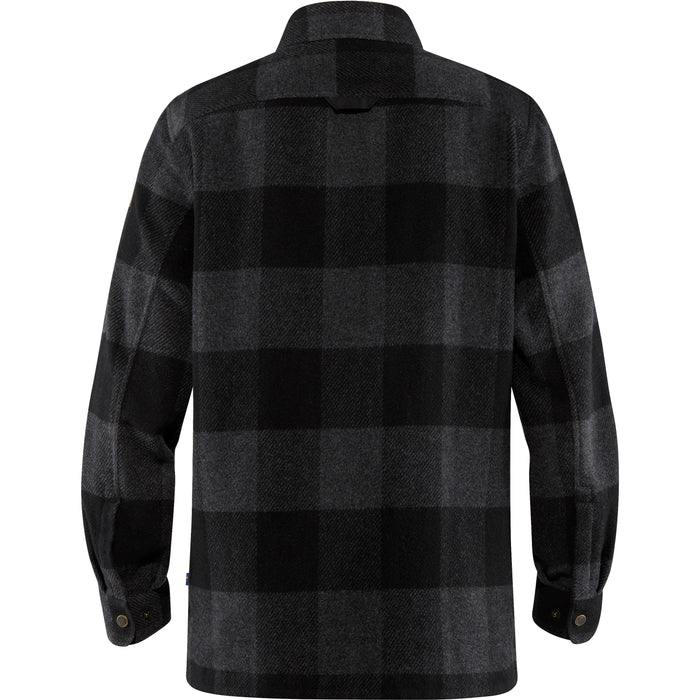 Fjällräven Men's Canada Shirt, Black/Dark Grey, detail