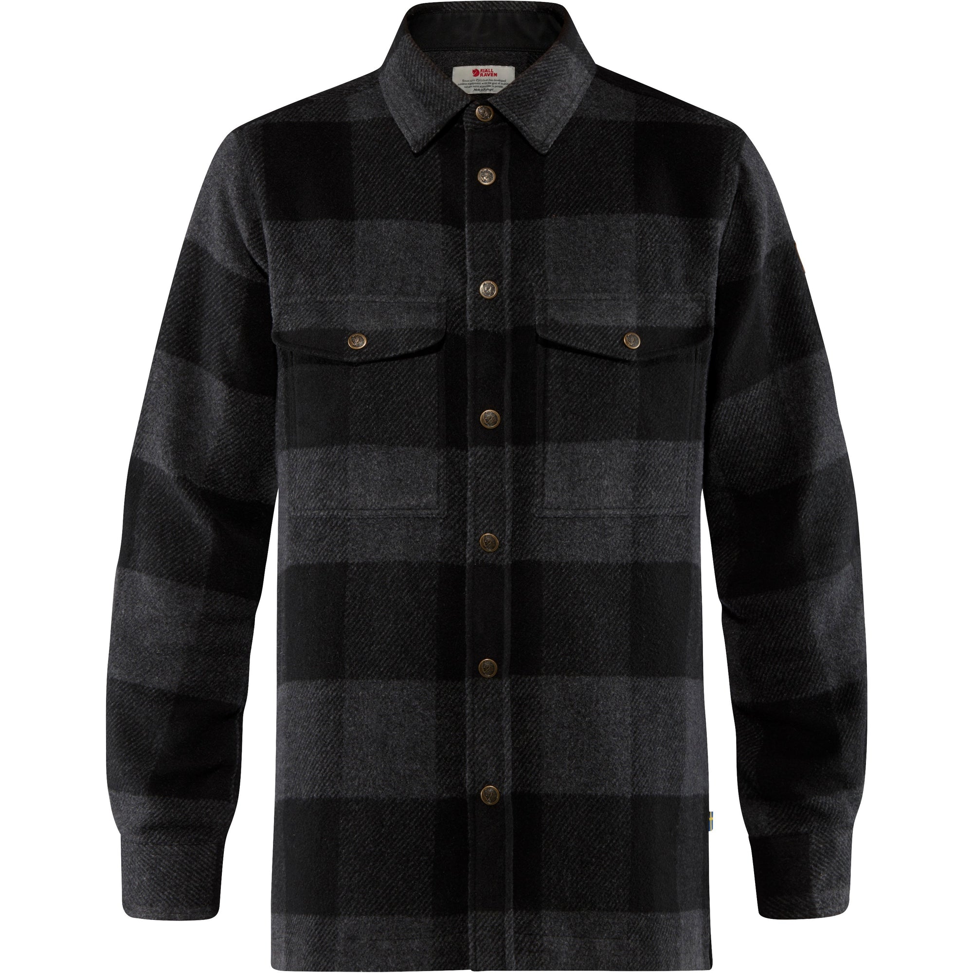 Fjällräven Men's Canada Shirt, Black/Dark Grey