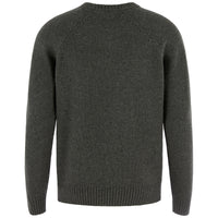 Fjällräven Men's Logo Knit Sweater, Deep Forest — back