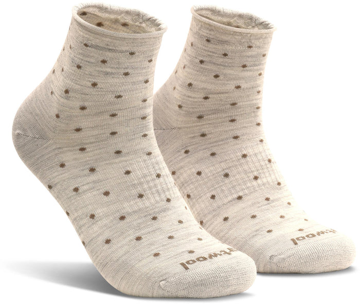 Smartwool Women's Everyday Classic Dot Ankle Socks in Ash