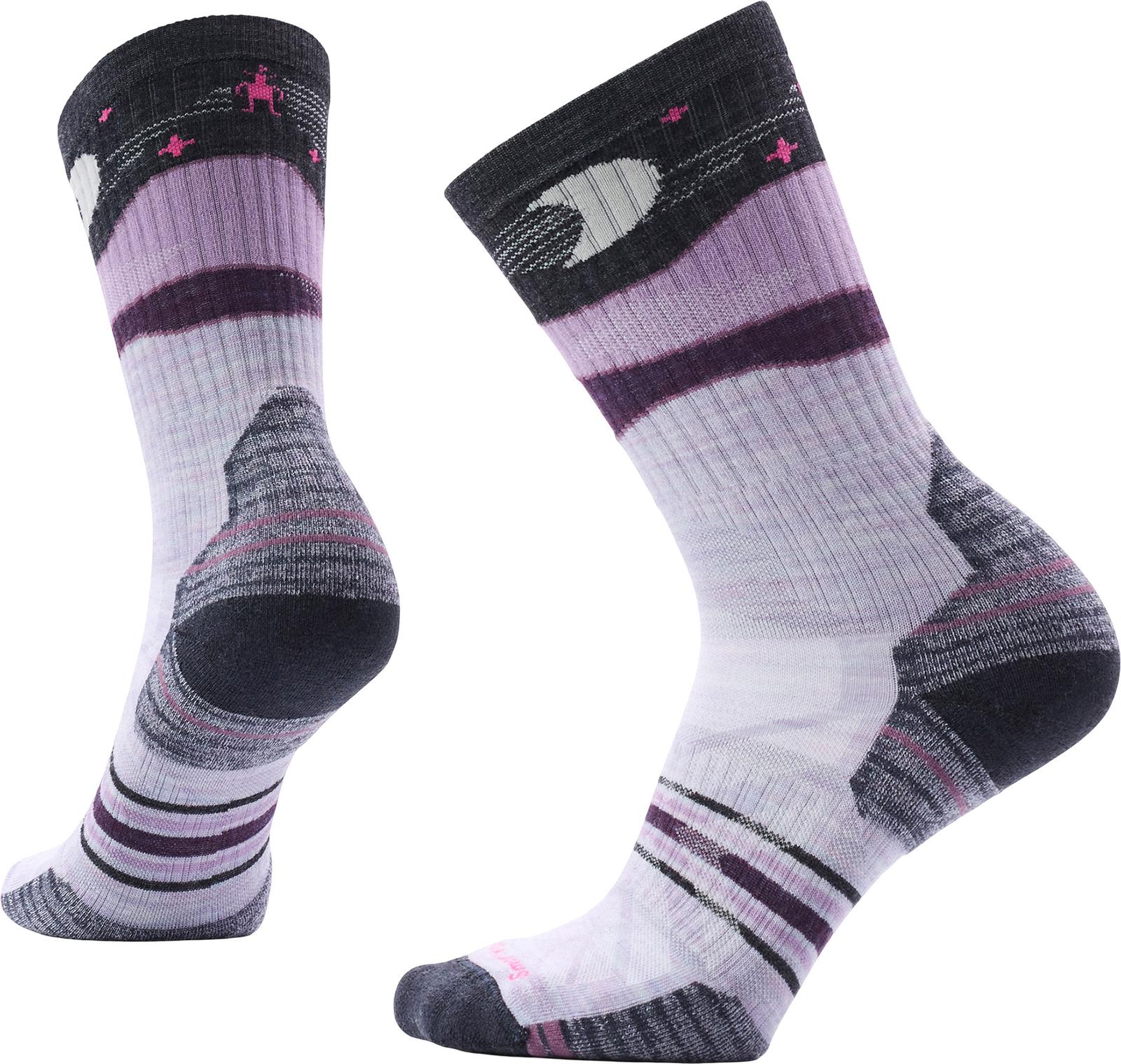 Smartwool Women's Hike Targeted Cushion Lunar Trek Crew Socks - Purple Eclipse, alternate view