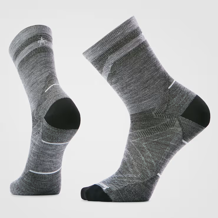 Run Zero Cushion Mid Crew Pattern Socks